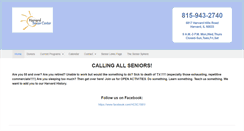 Desktop Screenshot of harvardseniorcenter.org