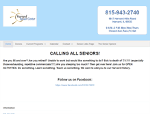 Tablet Screenshot of harvardseniorcenter.org